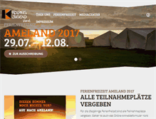 Tablet Screenshot of kolpingjugendvorst.de